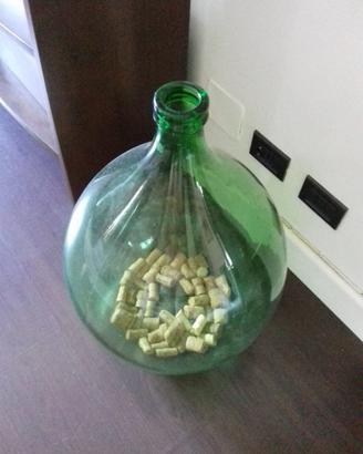 Damigiana in Vetro Verde 54 Litri – Ornamentale