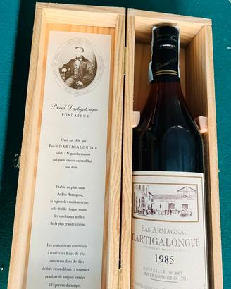 Armagnac Dartigalongue 1985 con Cofanetto Legno