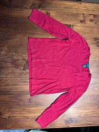 maglioncino vintage ralph lauren rosso