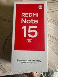 Nuovissimo redmi note 15 5g