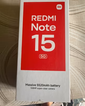 Nuovissimo redmi note 15 5g