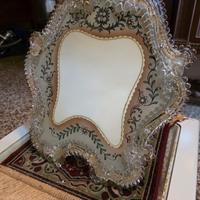 specchio da tavolo di murano