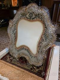 specchio da tavolo di murano