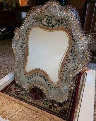 specchio da tavolo di murano