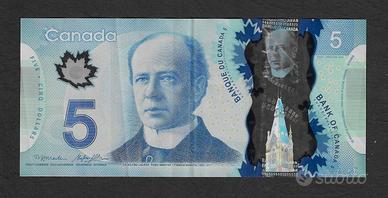 Canada - banconota circolata da 5 Dollari P-106b -