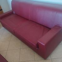 Divano in pelle bm design usato in seconda casa
