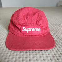 SUPREME PERFORATED CAMP CAP REC SS17 cappello