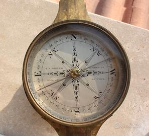 Antica bussola per minatori T.B. Winter c. 1860