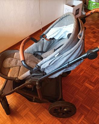 Trio Kinderkraft passeggino, ovetto e culla