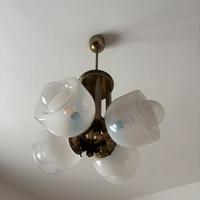 Lampadario vintage 4 punti luce