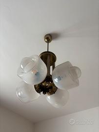 Lampadario vintage 4 punti luce