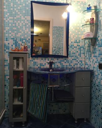 mobile bagno Blu