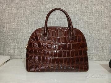 BORSA A MANO IN PELLE,  Paola del Lungo, Vintage.