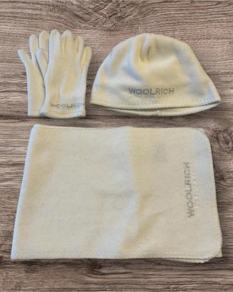 Set Woolrich: Cappello, Guanti e Sciarpa