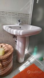Lavabo con colonna 