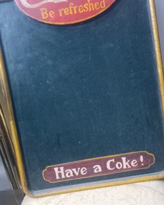 lavagna vintage Coca cola