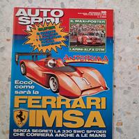 Autosprint 1993 Ferrari 333 POSTER DTM ALFA 156