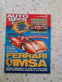 Autosprint 1993 Ferrari 333 POSTER DTM ALFA 156
