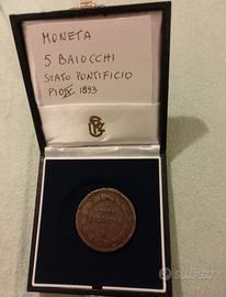 stato pontificio 5 Baiocchi 