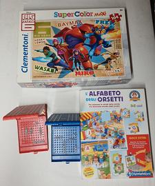 Giochi nuovi: Puzzle Alfabeto Orsetti Bat. Navale 