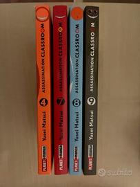 Manga Assassination Classroom - Volumi 4, 7, 8, 9