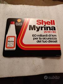 targa pubblicità originale Ferrari 