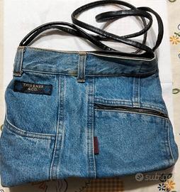Borsa vintage in jeans Tavarner & Co. Anni '90.