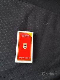 Carte da gioco da tre set trevisane ancora nuove