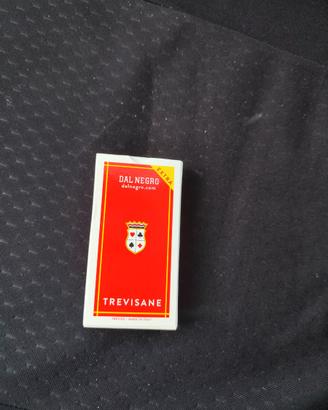 Carte da gioco da tre set trevisane ancora nuove