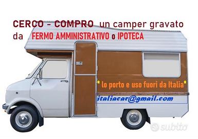 Ritiro camper con fermo amministrativo o ipoteca