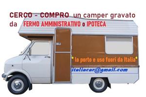 Ritiro camper con fermo amministrativo o ipoteca
