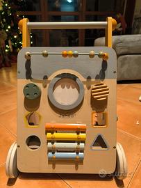 Carrellino primi passi legno