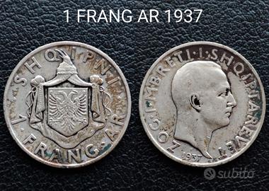 Argento 1 Frang AR 1937