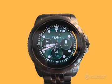 Smartwatch Fossil Gen 5E FTW4056 44mm nero acciaio