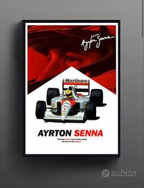 Poster ayrton senna