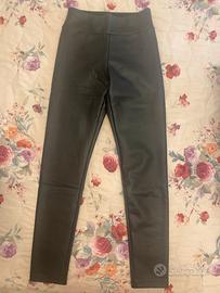 Leggings ecopelle donna