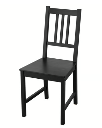 4 Sedie IKEA nere