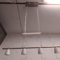 Lampada 4 luci a sospensione