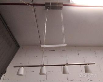 Lampada 4 luci a sospensione