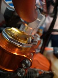 Viti spurgo aria in ERGAL per forcelle WP e Ohlins