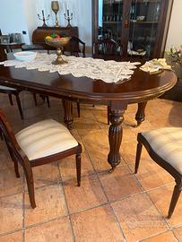 Tavolo ovale allungabile