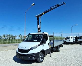 IVECO DAILY 35C16 E6 MOTORE 3.0 GRU 12m CASSONE