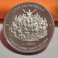 lire 10.000 vaticano verso il 2000 -1996