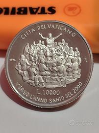 lire 10.000 vaticano verso il 2000 -1996