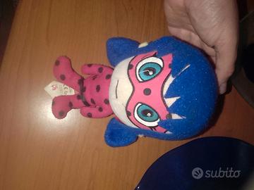 Personaggio peluche miraculous Zag lady bug