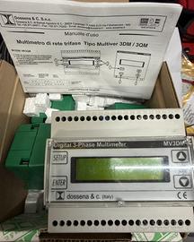 Misuratore di rete trifase Dossena MV3DM