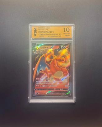 charizard v 014/100 gradato 10