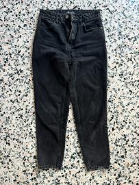 Zara cropped mum’s fit balck jeans EUR 36