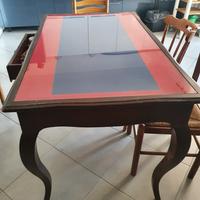 tavolo con vetro 