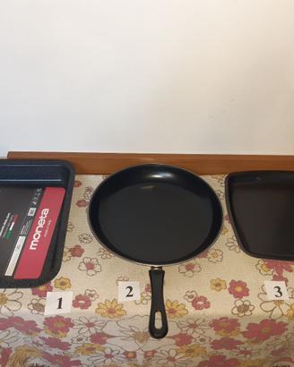Padelle e teglia antiaderenti